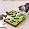 Creative Cat Exercise Toy Felt Cat Teasing Box Kitten Track Ball Toy  Indoor Game