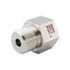 Stainless Steel Female R1/4 BSPT To Male M18x1.5 Threaded Conversion Fitting Reducer