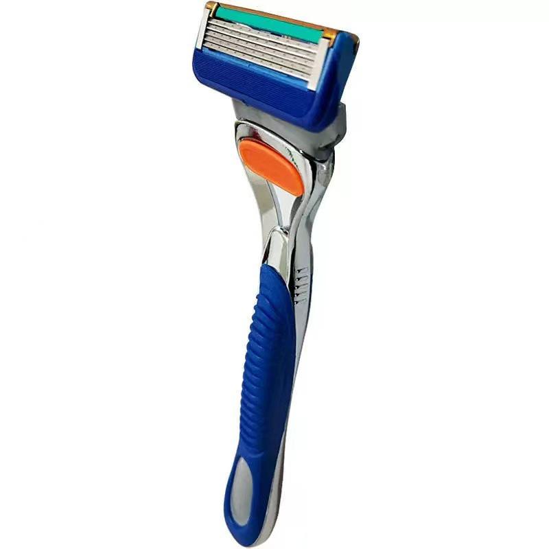 Traditional German Five-Blade Razor for Men - Manual Shaver, Old-Fashioned Beard Razor