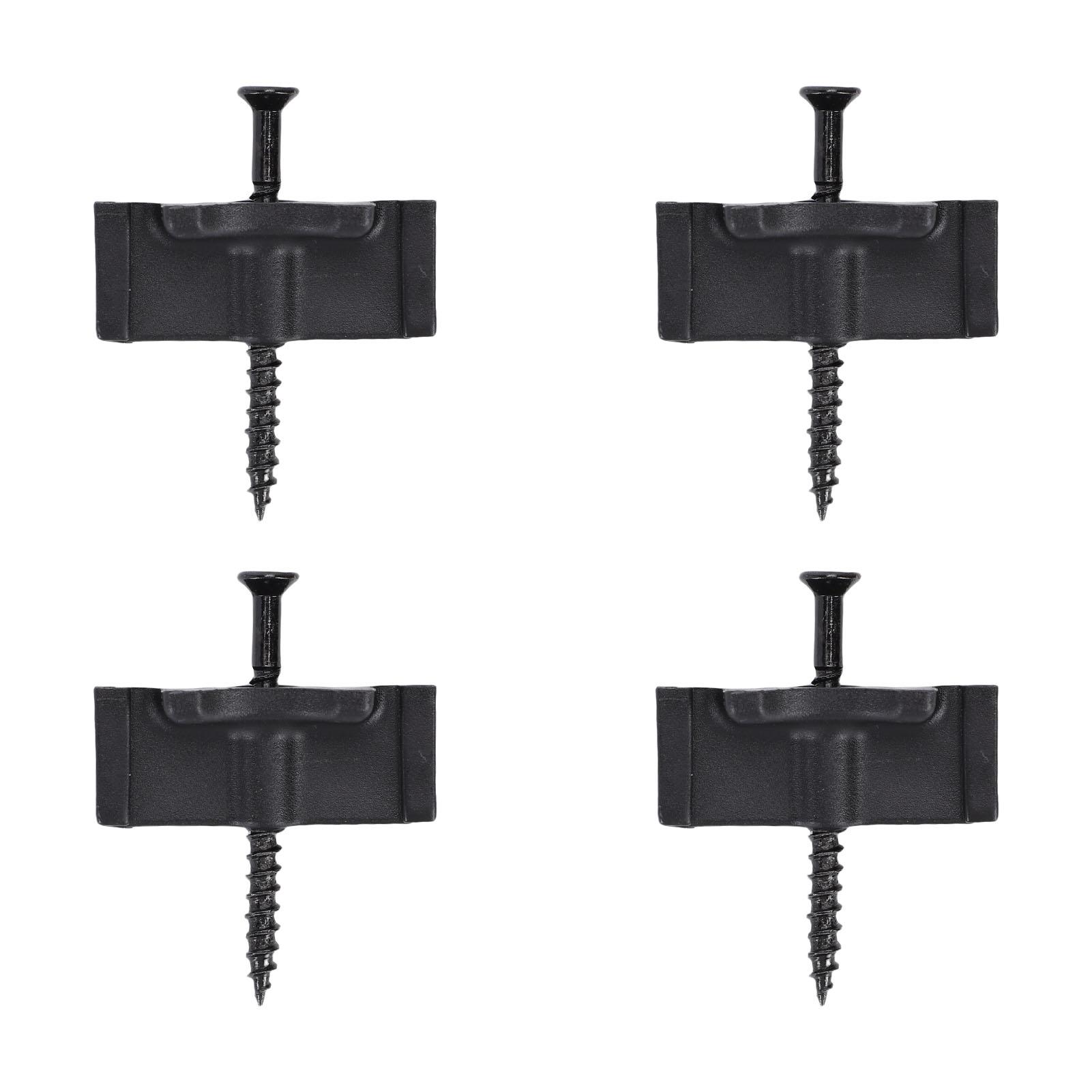 

100 Pcs Composite Deck Fastener ABS Plastic Composite Decking Clips with Stainless Steel Screws for 50 SQ. FT.