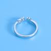 Lindon Classic Copper Alloy Zircon Ring Ladies Jewelry Wedding Promise Party Gift