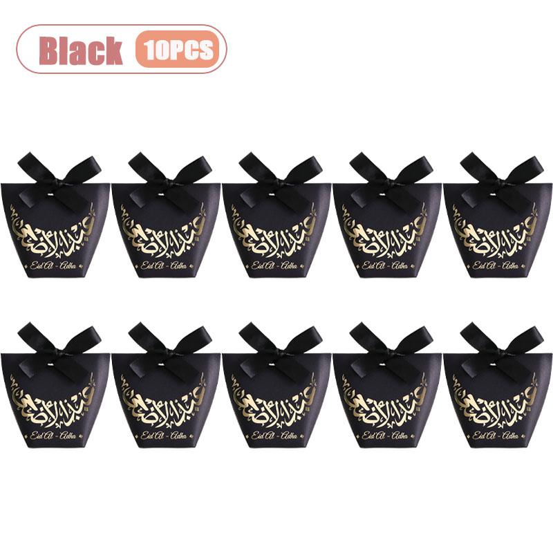 10-40PCS Ramadan Gift Boxes Eid Party Favor Bags for Middle Eastern Holiday Celebration Candy Treat Packaging