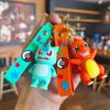 Pokémon Keychain Anime Doll Gengar Pikachu Plusle Minun Car Couple Backpack Desktop Decoration Toy Giftfashion Anime