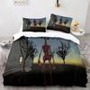 Povlečení na hlavu Siréna Single Twin Full Queen King Size Siréna Head Bed Set Sady přikrývek pro děti do ložnice pro děti 3D tisk 001