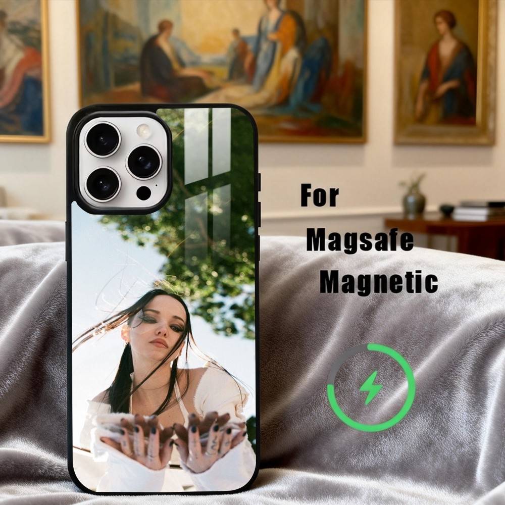 Hübsche D-Dove C-Cameron Schauspielerin Handyhülle Für iPhone17,16,15,14,13,12,11 Plus, Für Magnetisches Kabelloses Lade Cover