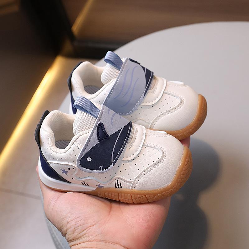 Clearance Sale on Children s Sports Shoes1-4Toddler walking shoes for boys and girls, soft-soled children s shoes, functional shoes 16Code/12Inner Length синий