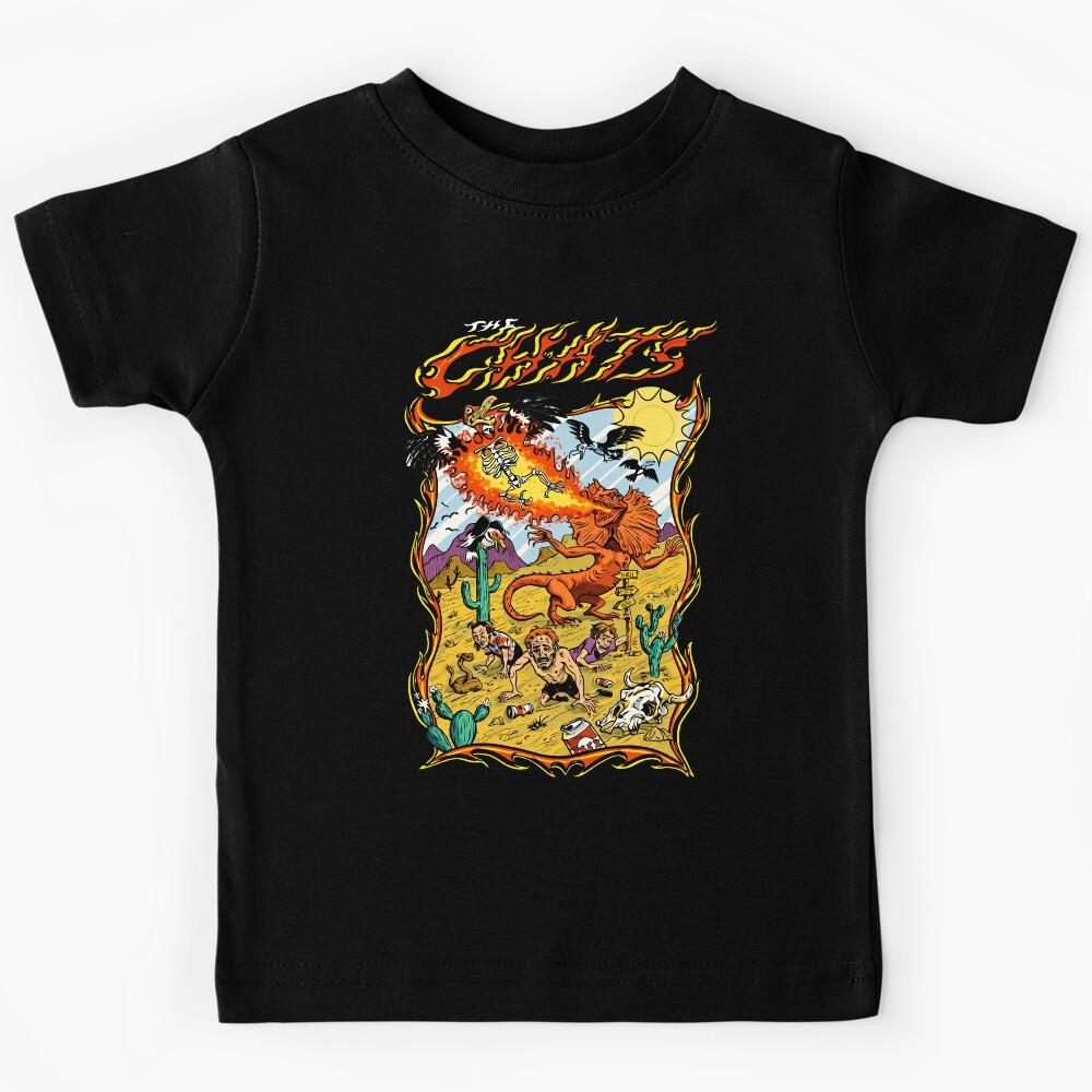 Flames Black Kids T-Shirt 170