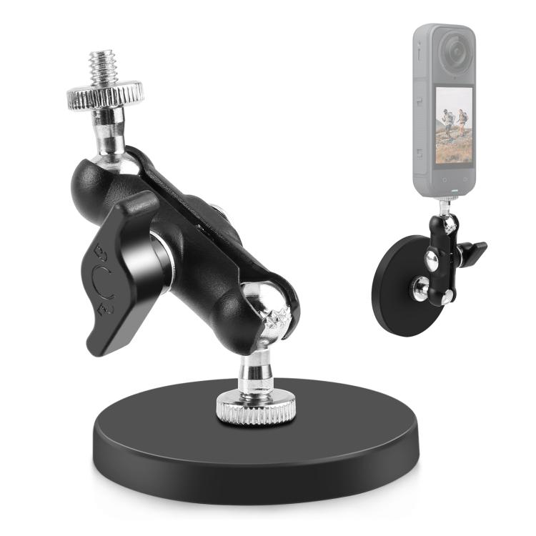 

PULUZ Magnetic Pea-Style Clip Mount Holder with Mount Adapter & Long Screw (Black) чёрный