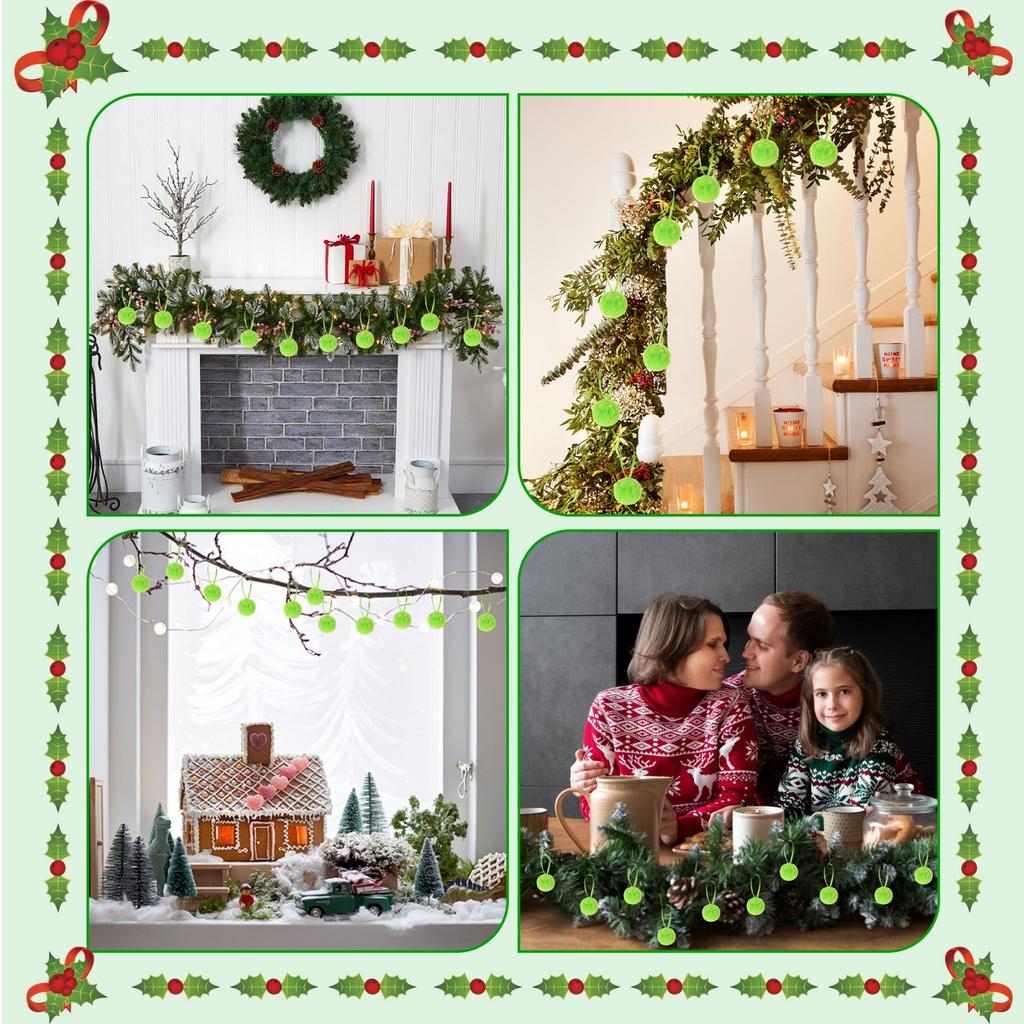 Weihnachtsdekoration Weihnachtsbaum Plüschkugel Hängedekoration Weihnachtsatmosphäre