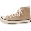 Medium and High-top Canvas Shoes Women's 2025 Spring Popular Versatile Casual Black Board Shoes Inner Height Increase Thick Sole Classic Little White