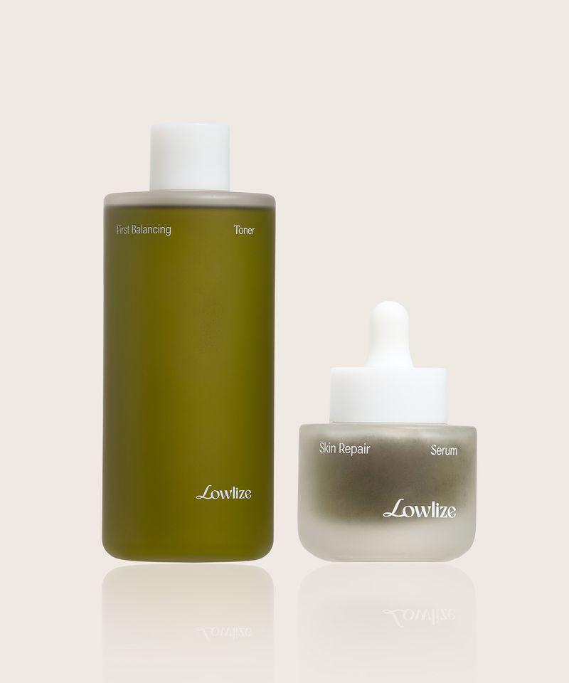 [Moisture Cica / 2-Piece Set] First Balancing Toner 400ml + Skin Repair Serum 30ml