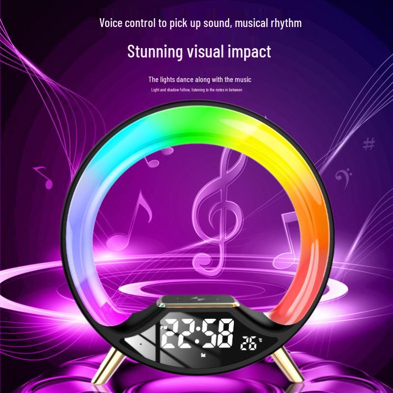

LED Bluetooth Speaker with Ambient Light and Clock - Ideal for Corporate Gifts
