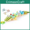 Baby Crocodile Sensory Development Toy With Music And Rattle For Newborns And Toddlers