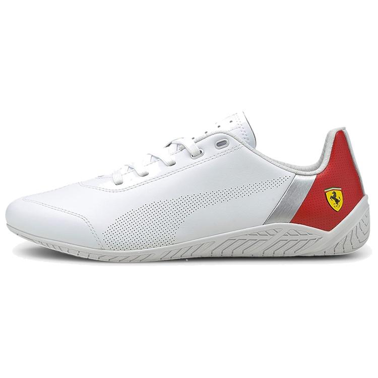 PUMA Scuderia Ferrari x Ridge Cat  White Rosso Corsa  Men s 306667-02 EU 40