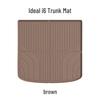 Ideal I6 Car Floor Mats & Trunk Mat - TPE Black, Fits 25 Models