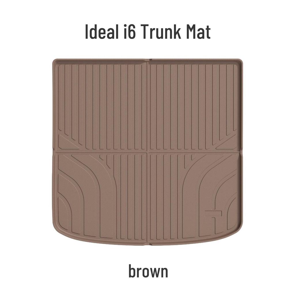 Ideal I6 Car Floor Mats & Trunk Mat - TPE Black, Fits 25 Models