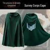 Attack On Titan Eren & Mikasa Survey Corps Cosplay Costume Set for Men & Women