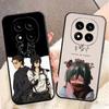 A-Attack On T-Titan Mikasa Soft Phone Case for Xiaomi Redmi Note 12 13 14 15 Pro Plus 11 12S 11S 11T 10 4G Black Cover Back Shel
