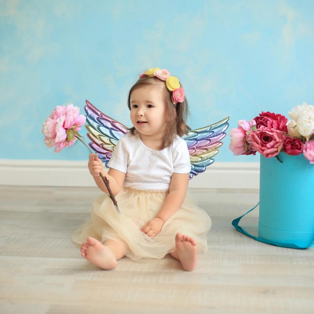 Angel Wings for Festive Occasions Sparkling Angel Wings for Adults Children Glittery Angel Wings Costume Accessory for Adults