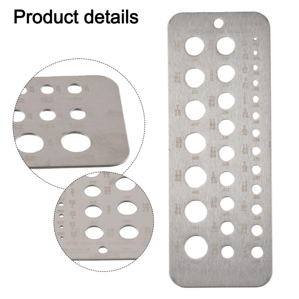 Measurement Gauge Measuring Tool Versatile Compatibility Size Identification Tool Versatile Drilling Tool For DIY