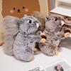 Kawaii Simulated Squirrel Plush Toys Cute Lifelike Squirrel Stuffed Plush Dolls Room Decoration Pillow Soft Kids Birthday Gifts