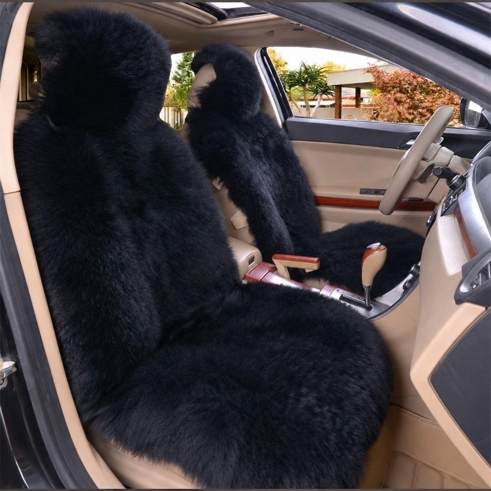 Soft Faux Fur Car Seat Cover Thickened Seat Protective Cushion Car Seat Cushion Car Front Seat