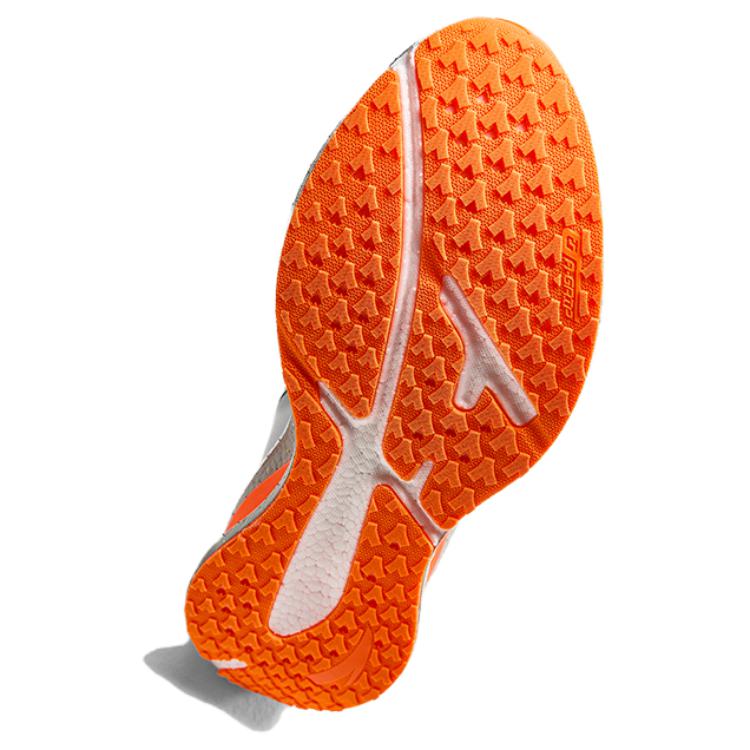 Anta Wormhole Commuting Chaussures de Course Polyvalentes Tissu Absorption des Chocs Résistant à l'Usure Baskets Basses Baskets Homme Gris Orange 112535543R-4