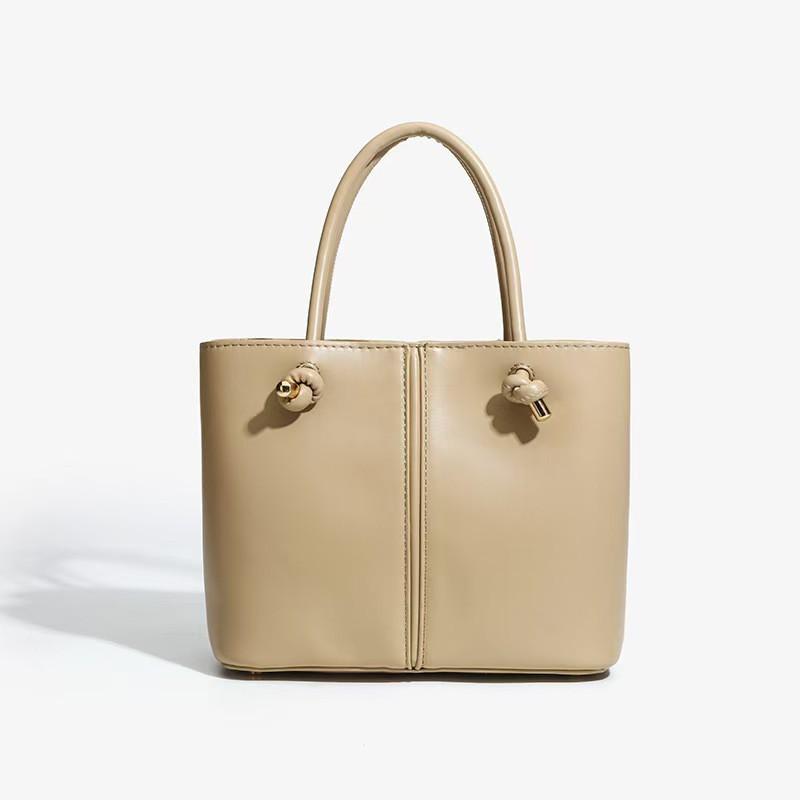 ZA Cross-border Women's Bag Fashion Bucket Retro Knotted Handle Large-capacity Single-shoulder Cross-body Handbag