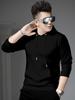 European Style 2025 New Hooded Sweatshirt for Men, Long-Sleeve Autumn Thin Jacket, Trendy Brand Versatile Solid Color Casual Hoodie for Men