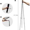 RRFTOK Easel Stand for Sign,63'' Instant Lightweight Portable Ground Easel for Wedding Sign and Poster Display Stand, Metal Tripod with Portable