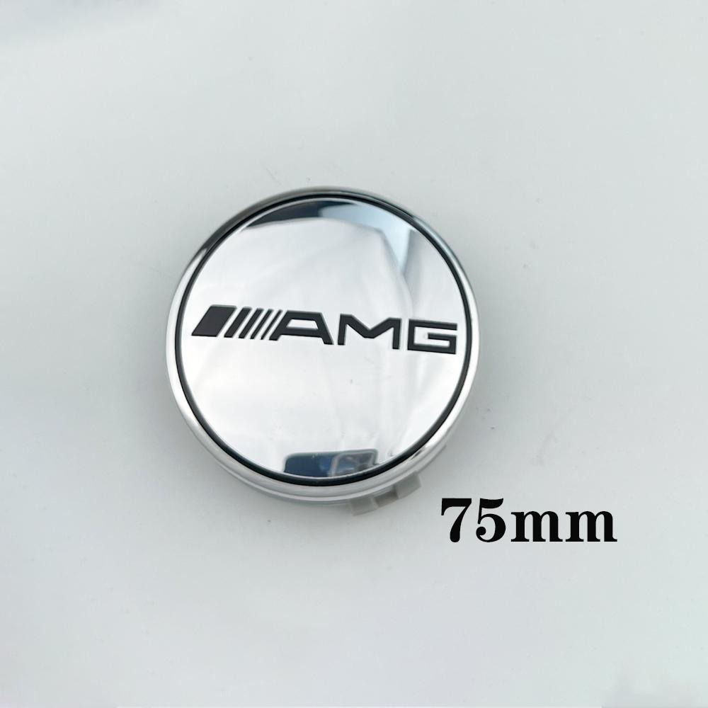 4 Stück Für Mercedes Benz AMG C207 C218 A207 C117 CLA CLS E-Klasse W212 S212 X166 W176 W205 75mm Auto Radnabendeckel Logo