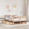 VidaXL Bed Frames Without Mattress 160x200 Cm Solid Pine Wood 3307116