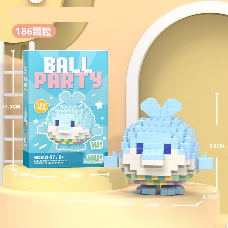 Penguin Constructor Micro Bricks Toys for Children 7 to 10 Year Cat Dog Construction Set for Girl Adults Reindeer Building Block