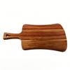 Wood Cutting Board with Handle Charcuterie Board Cheese Bread Vegetables Fruits Serving Board for Kitchen 46x26x1.5cm