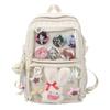 School Bag Junior High School Girls High Value College Style Versatile Small Backpack High School College Students Backpack Two-Dimensional Pain Bag