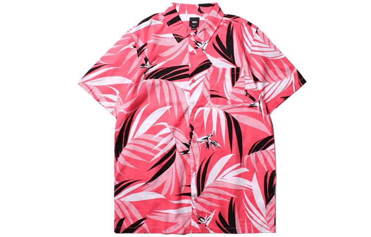 Vans CHECKER FLORAL Shirt Men s Pink VN0A4MS7YQF S