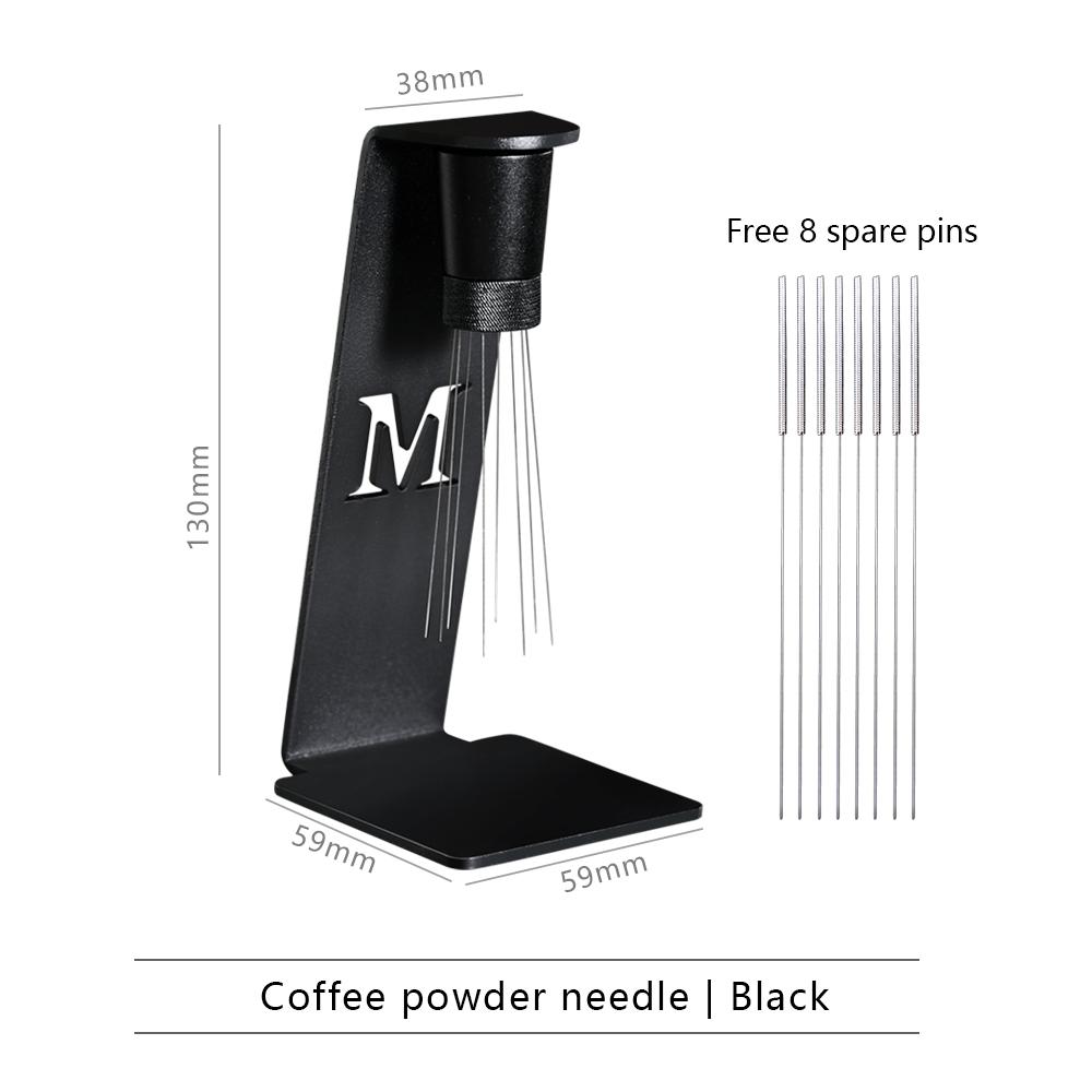 Новый WDT Инструмент Игла для перемешивания эспрессо-кофе с 8 иглами Магнитная подставка для абсорбции Инструмент для перемешивания и распределения кофе бариста