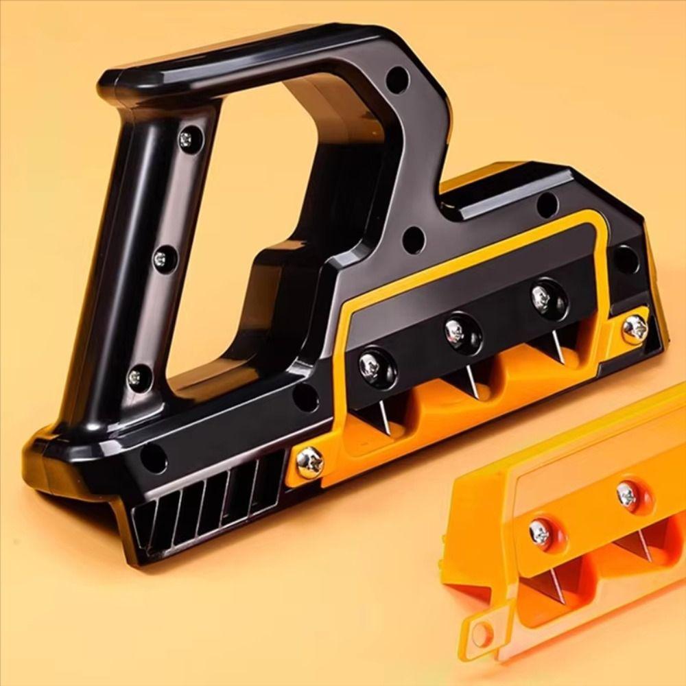 

Edge Chamfer Gypsum Board Chamferer Ergonomic Hand Plane Woodworking Trimmer V-shaped Chamfering Fast Cutter Chamfering Planer -45- чорний