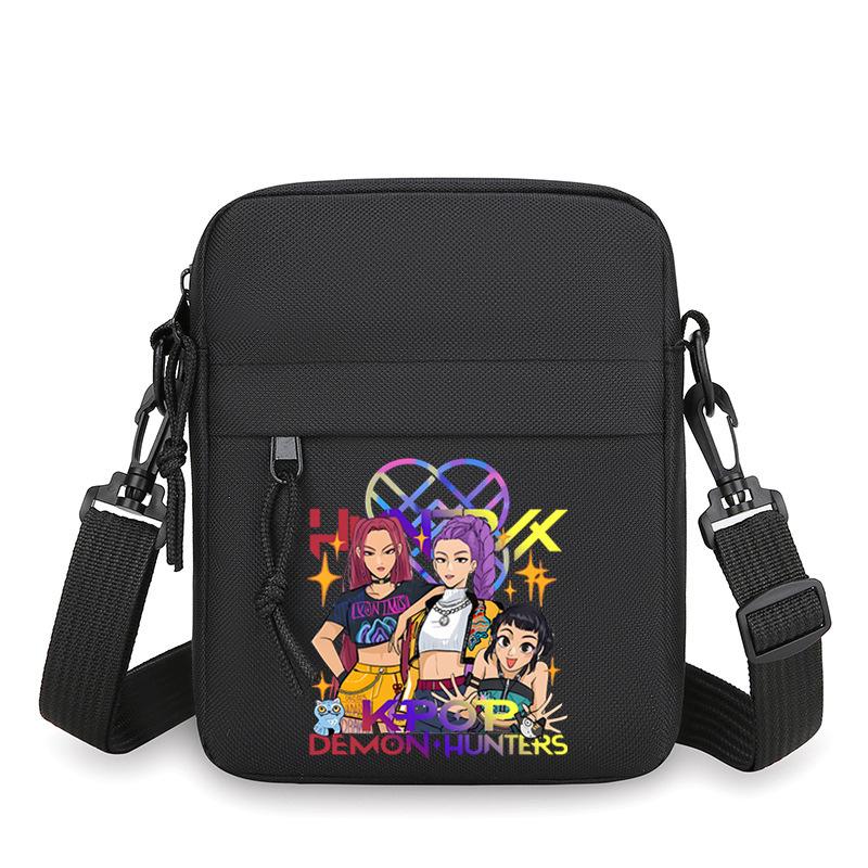 Animation Cartoon Shoulder Bag, Lightweight And Versatile Mobile Phone Bag, Simple Travel Messenger Bag