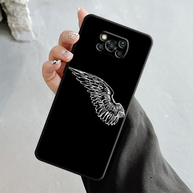Aripi de înger și demon fete pentru Xiaomi Poco X3 Nfc X4pro X5 M3 pentru Mi 12 13 11 10 10t 8 Note10 Lite 11ultra 11t Pro F1 Cover