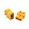Amass XT60PW 90° Male/Female Solder Board Plug for Model Aircraft LiPo Battery Charging