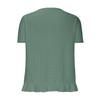 Women Summer  Top Eyelet Vacation Short Sleeve O Neck Loose Fit Shirt Spring Fashion Casual Clothes