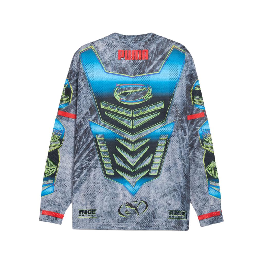 Puma X A$AP Rocky Collaboration SS25 Capsule Collection Moisture-Wicking Oversized Crew Neck Long Sleeve T-Shirt Men Tops White 633393-02