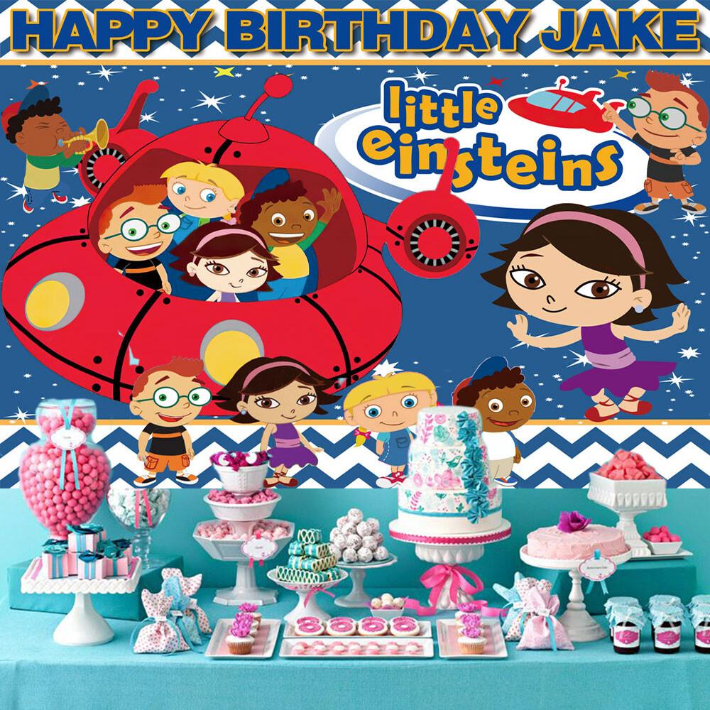 101. Little Einsteins Personalised Custom Banner Backdrop Party Decor Birthday Gift
