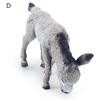 Smooth Surface Durable Daily Delicate Craft Wild Animal Donkey Statue Donkey Model