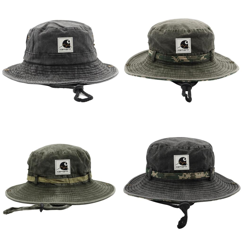 Cappello da Pescatore Uomo Donna Protezione Solare Estiva in Cotone con Ampia Visiera Pieghevole e Rete per Escursioni di Pesca Estive