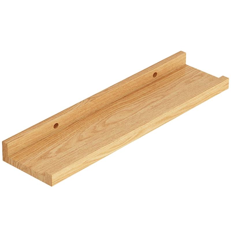 Estante Práctico de Madera para Montar en la Pared Estante Decorativo para Baño Solución de Almacenamiento que Ahorra Espacio para la Sala de Estar Decoración de Oficina