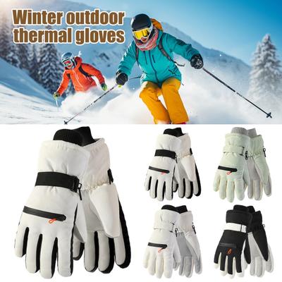 Thermische Winddichte Winter-Radhandschuhe mit Rutschfester Handfläche Wasserdichte Vollfinger-Touchscreen-Handschuhe