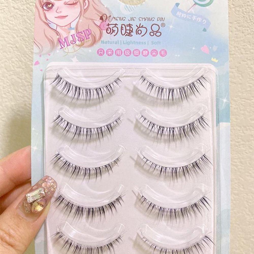 Lashes Extension Fluffy False Eyelashes Dense Thick Curled Up Eyelashes  Grafting Lashes