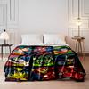 Comic Book Heroes Blanket for all seasons blanket lunch break throw gift